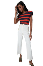 Crop Flare Sailor Pant