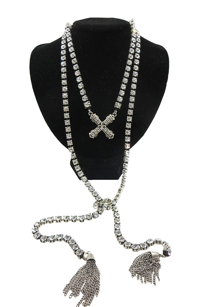 17-48" Double Strand French Kiss Lariat