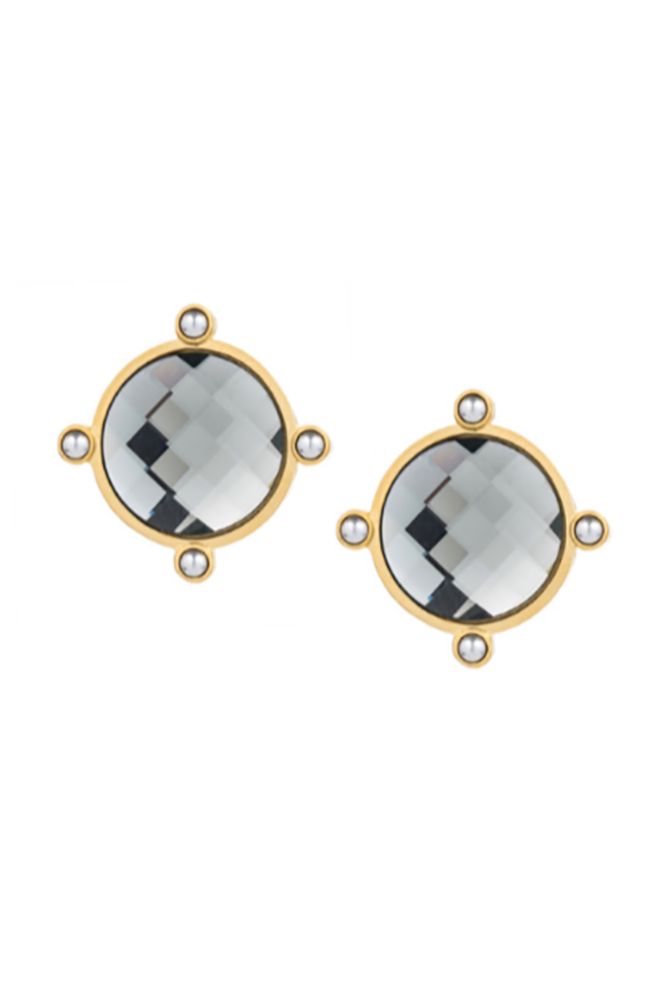 Orielle Earrings with Black Diamond Euro Crystal