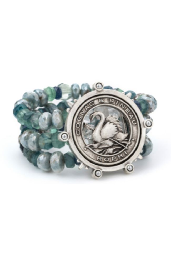 Triple Strand Azur Mix Pineau Medallion