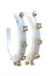 Lg City Girl Jewel Hoop