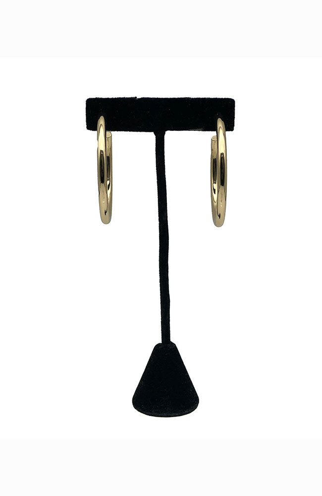 Gold Thick Hoop 2"