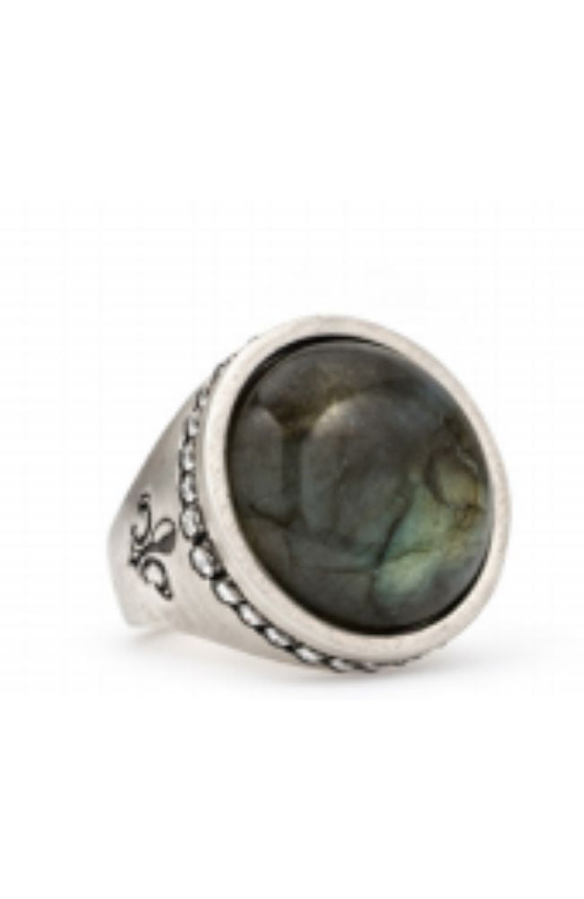 Swarovski Signet Ring Labradorite