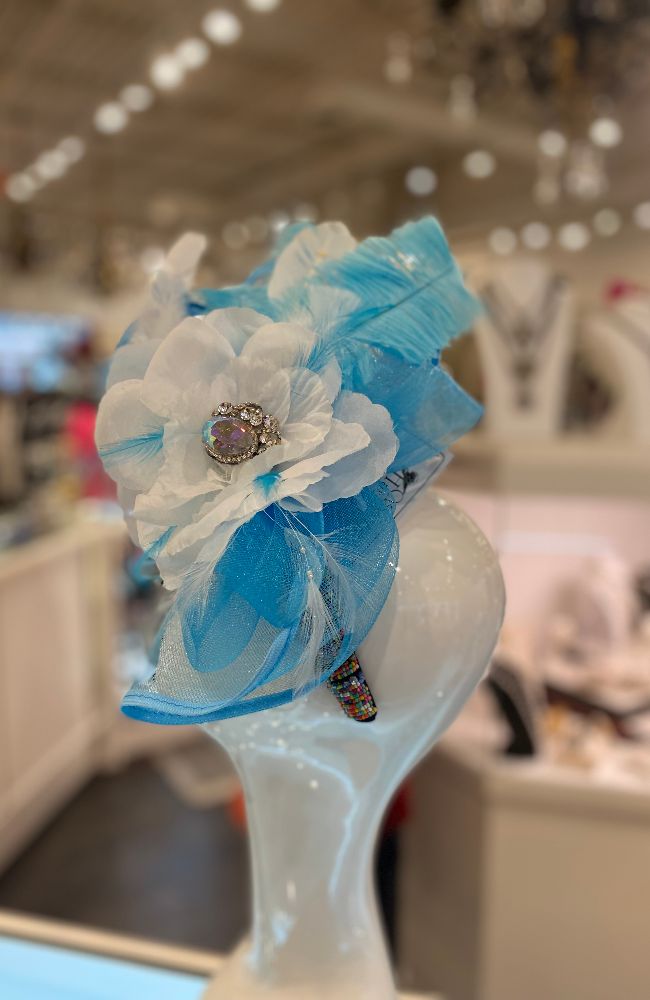Fascinator Beaded Band Brooch