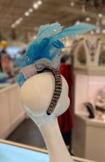 Fascinator Beaded Band Brooch