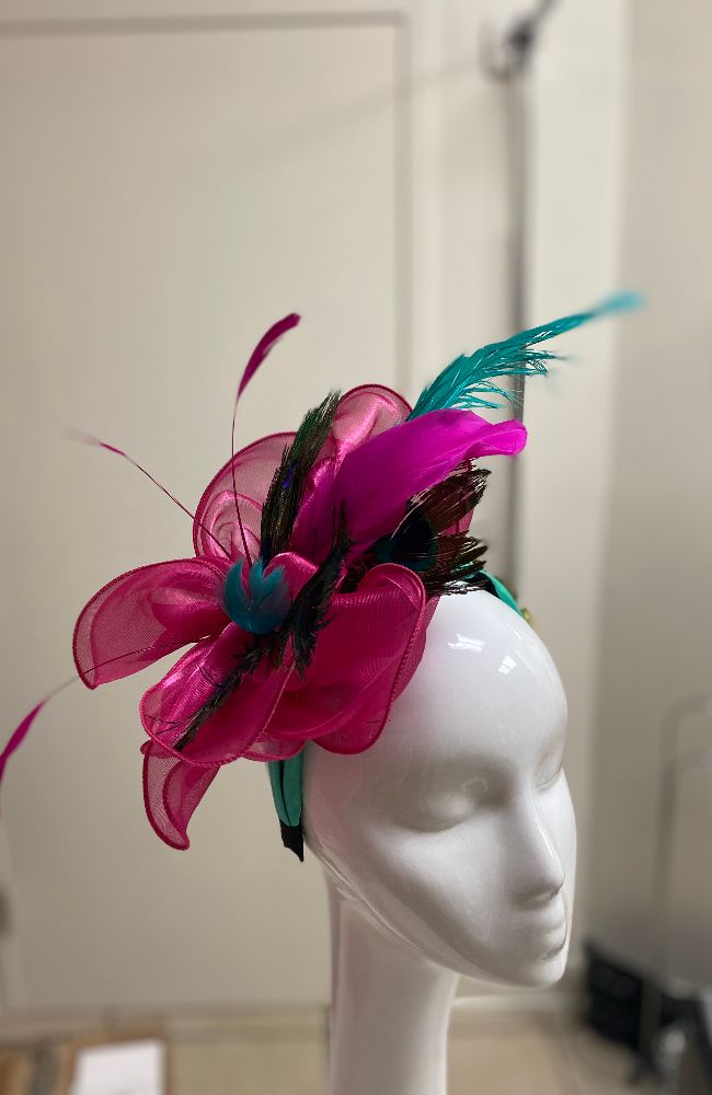 Fascinator Bejeweled Peacock
