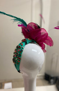 Fascinator Bejeweled Peacock