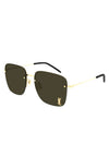 YSL Half Rim Sunglasses