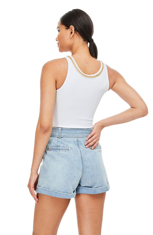 Esther Fine Rib Scoop Neck Sweater