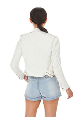 Lindsay Vegan Moto Jacket