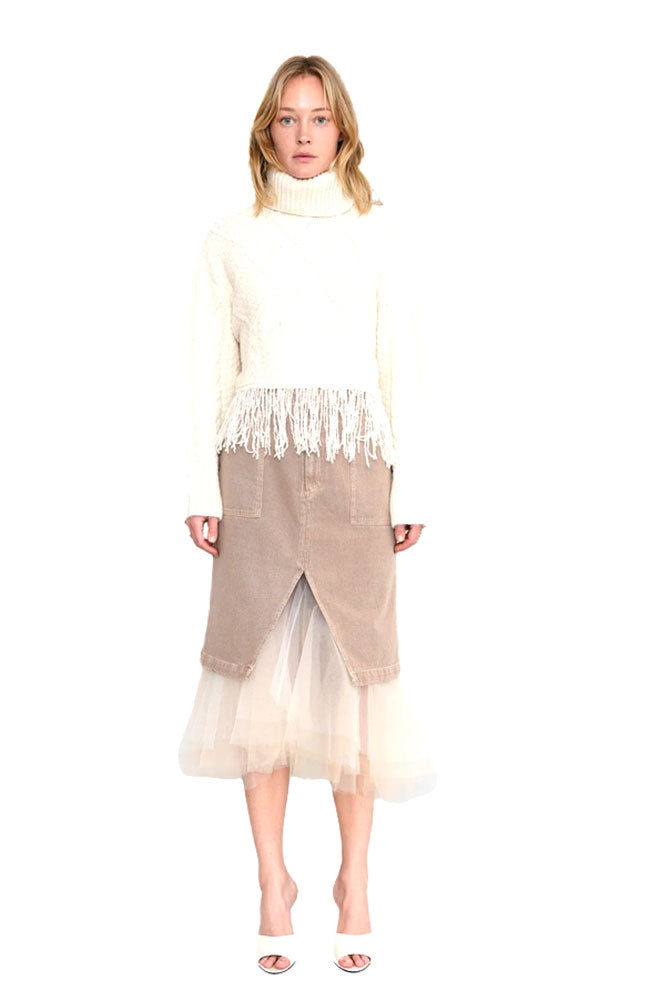 Ms. Benjamin Midi Skirt