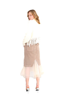 Ms. Benjamin Midi Skirt
