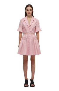 Pink Organic Cotton Mini Dress