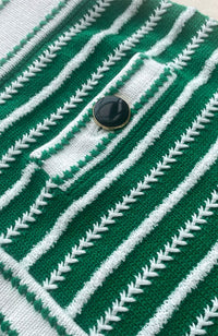 Green Rope Knit Skirt