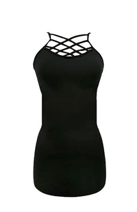 Reversible Crisscross Round Long Cami