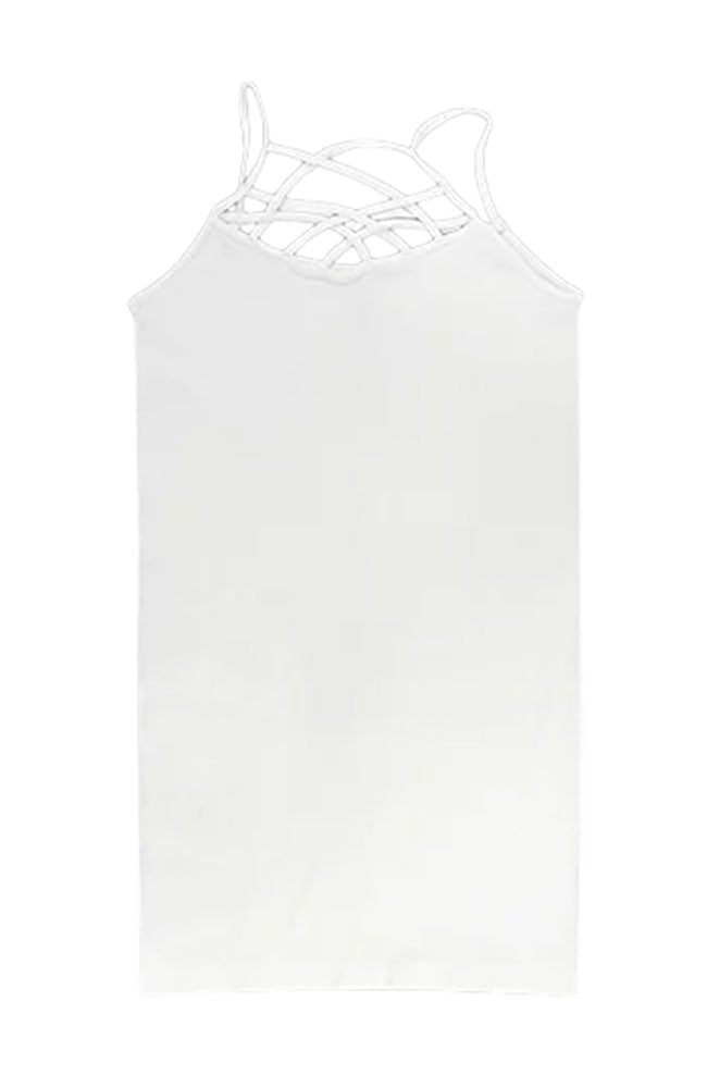 Reversible Crisscross Round Long Cami
