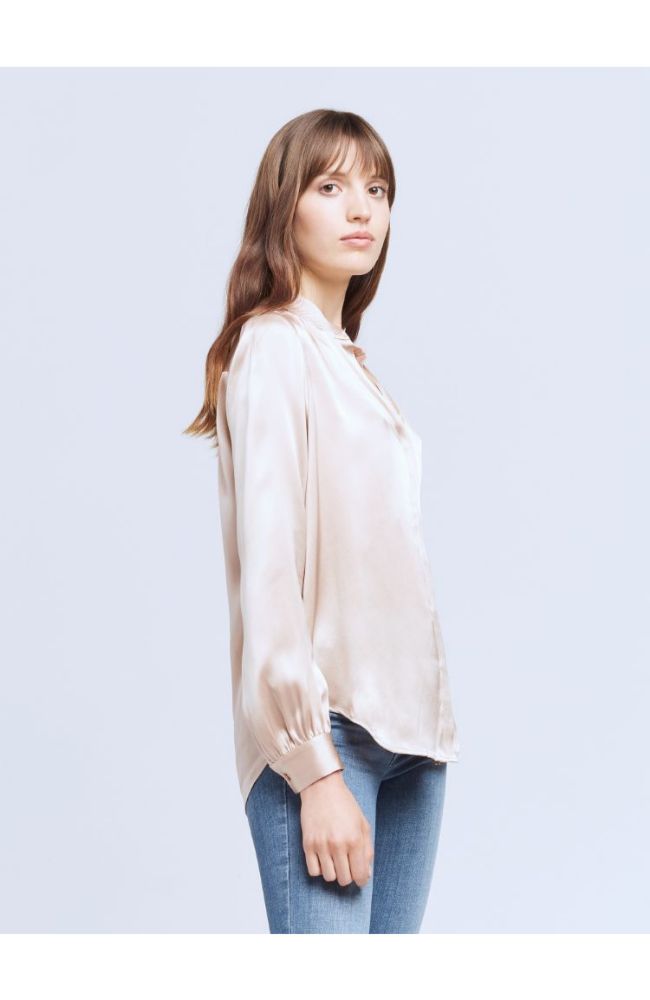 Bianca Band Collar Blouse