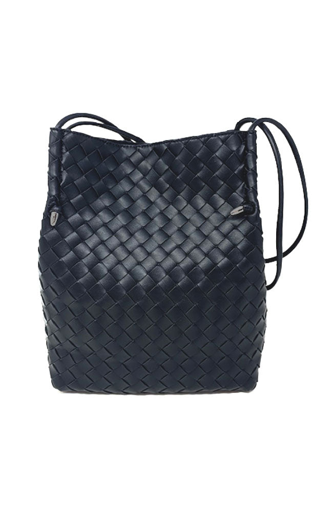 Black Basket Weave Handbag