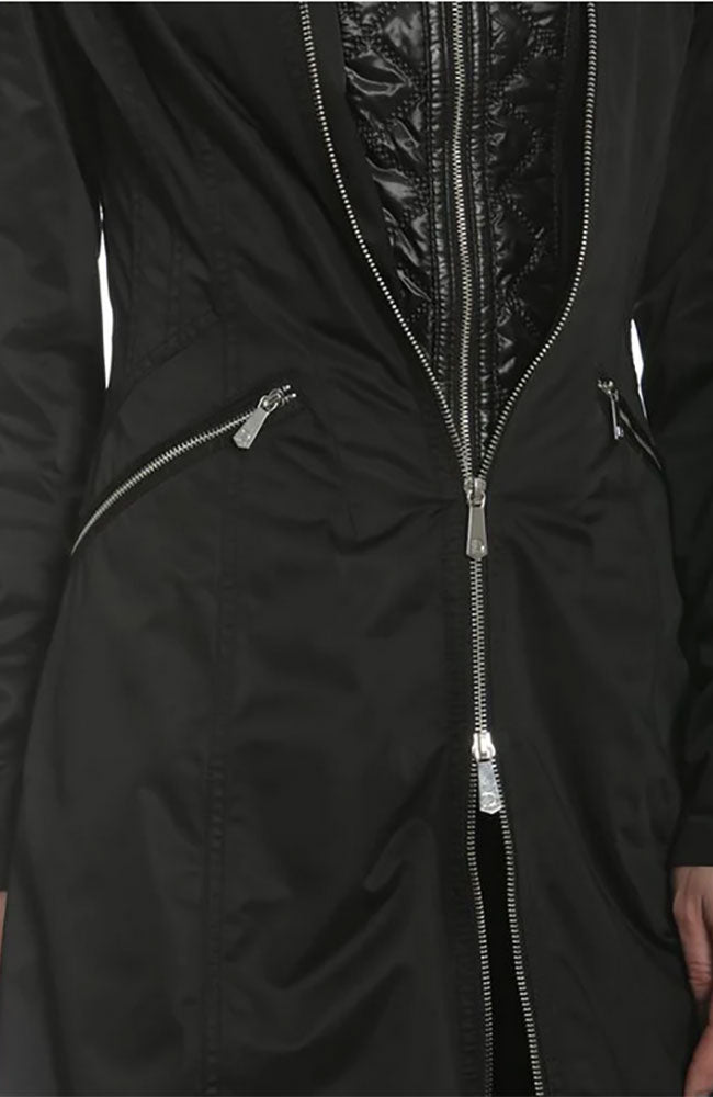 Ula Quilted Rain Coat Zipout Vest
