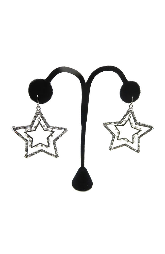 Double Star Earrings