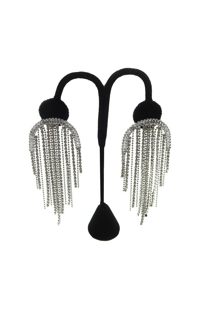 Moon Drop Statement Earrings