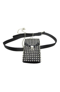 Crystal Stud Cell Bag