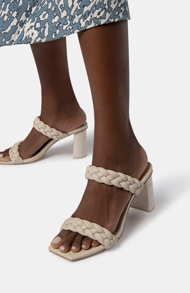 Paily Heels in Ivory Stella