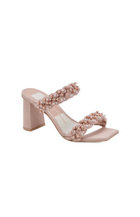 Paily Heels in Blush Multi Pearls