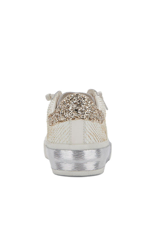 Zina Sneaker in Off White Leather