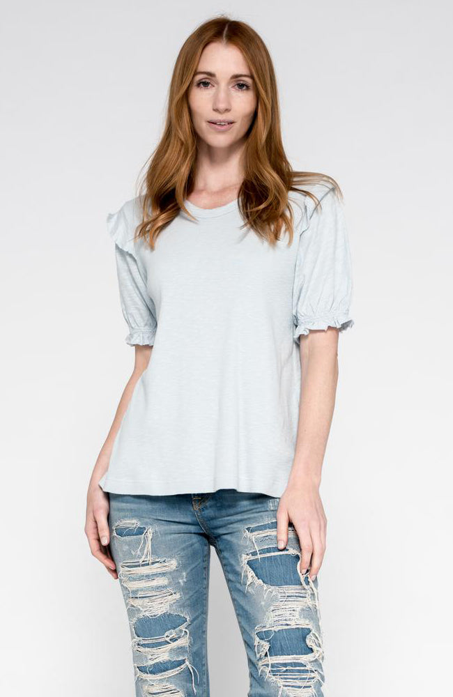 Rib Mix Overlay Tee