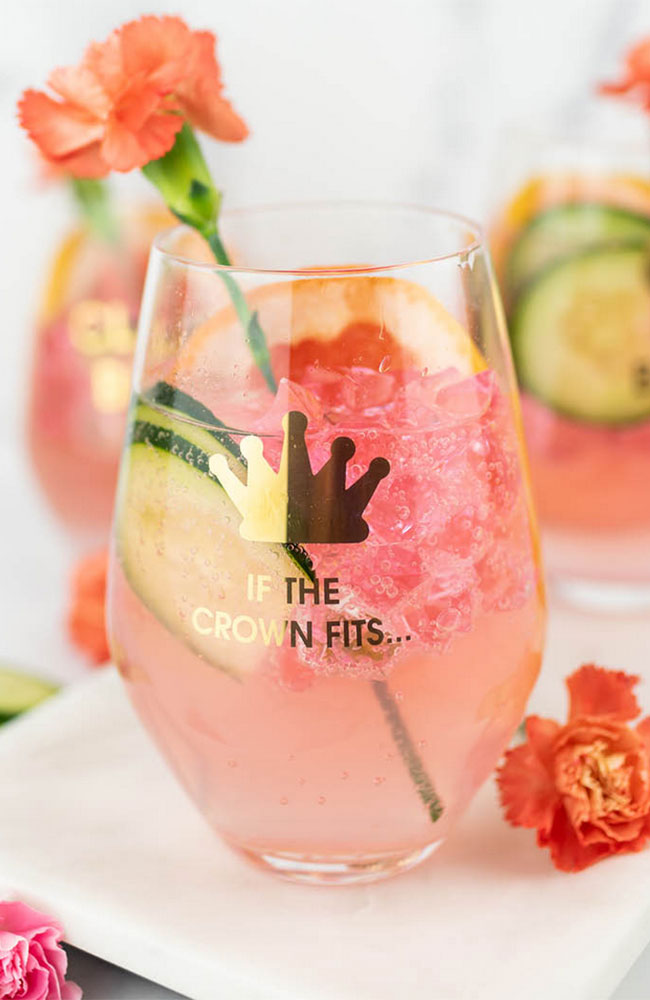 If The Crown Fits Wine Glass