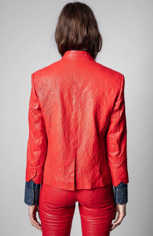 Verys Cuir Froisse Jacket