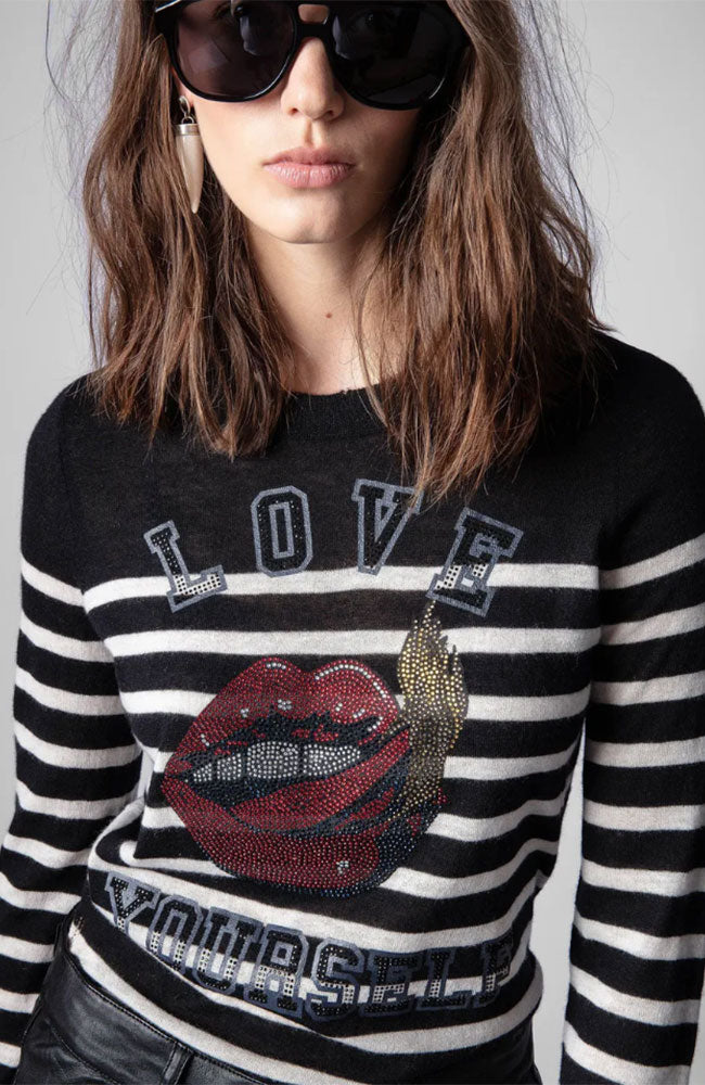 Source Stripes Sweater