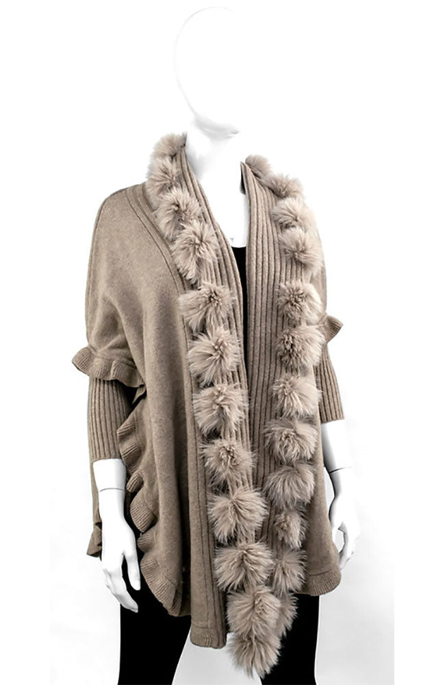 Knit Wrap Fox Pieces & Ruffles
