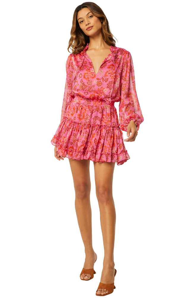 Lorena Dress in Careyes Floral