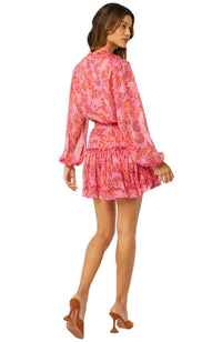 Lorena Dress in Careyes Floral