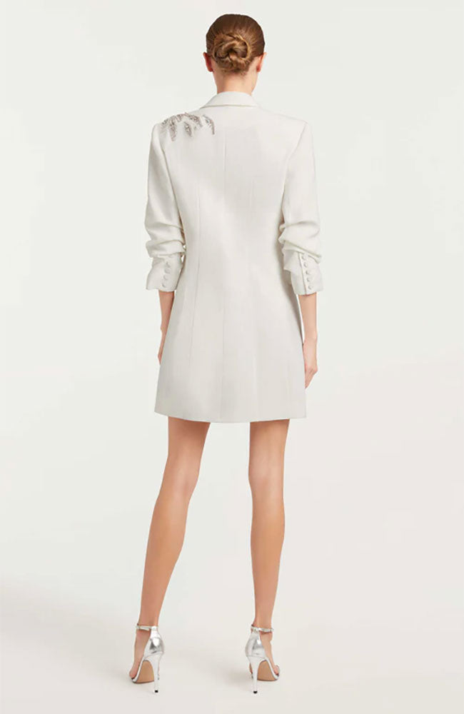 Crystal Floral Emb Joel Dress