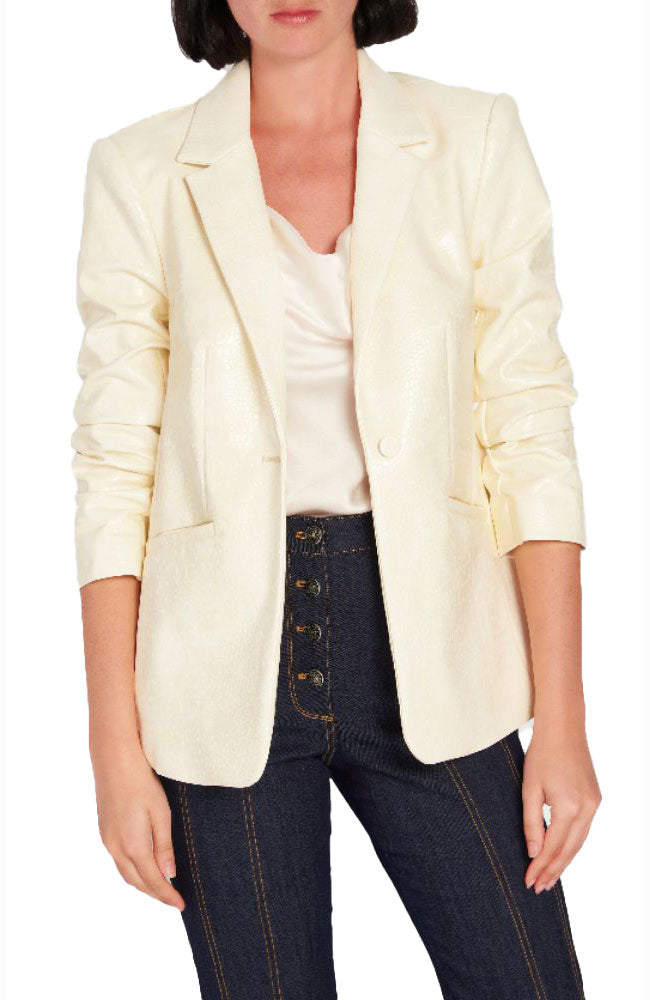 Faux Croc Kylie Jacket