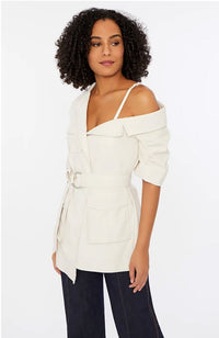 Faux Leather Katie Jacket