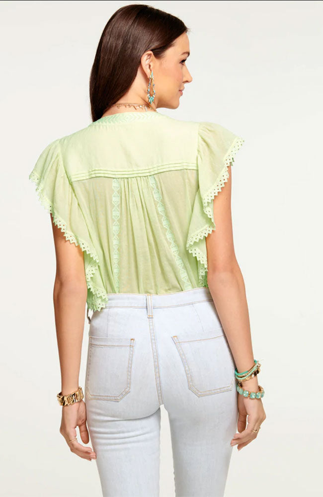 Della Blouse in Cotton Voile