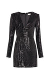 Esme Dress in Black Sparkle