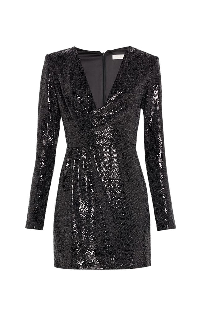 Esme Dress in Black Sparkle