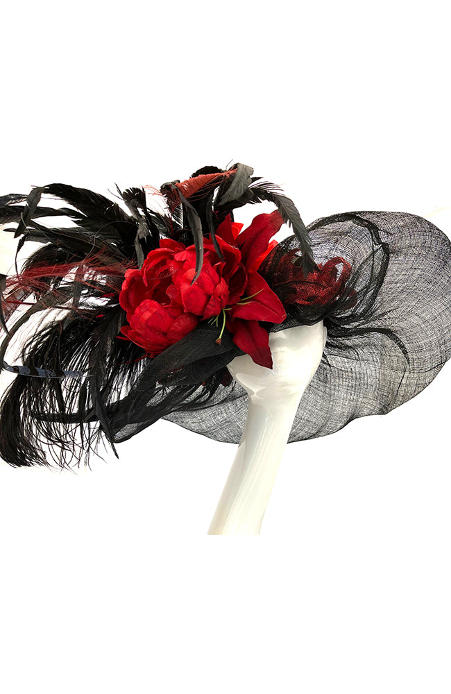 Showtime Black Red Brimmed Hat