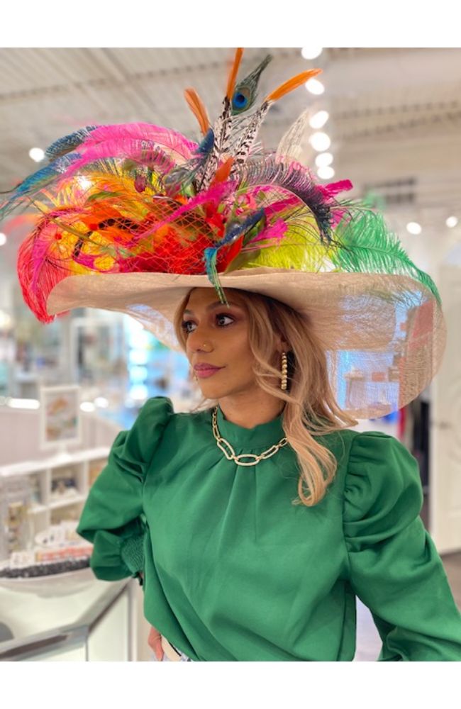 Blessed Pale Pink Lg Brim Hat