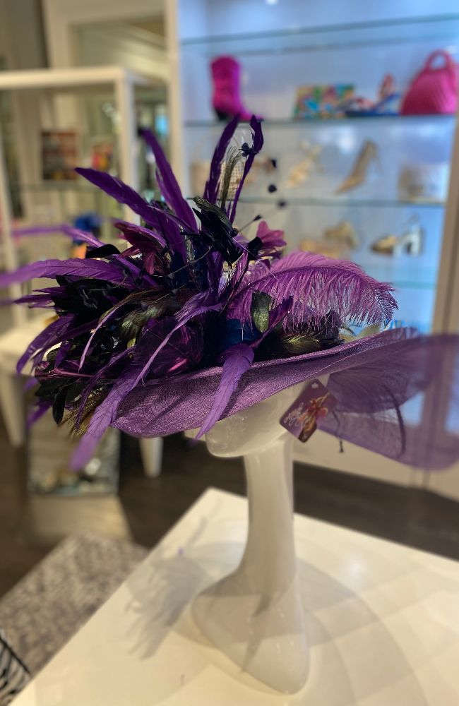 Dreamer Hat Large Purple Brim