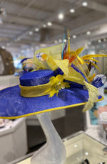Outrageous Hat Blue Yellow