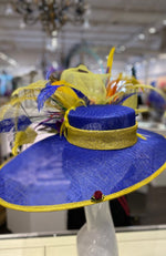 Outrageous Hat Blue Yellow