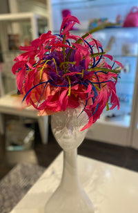 Paradise Fascinator PInk