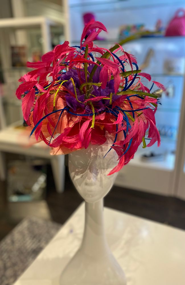 Paradise Fascinator PInk