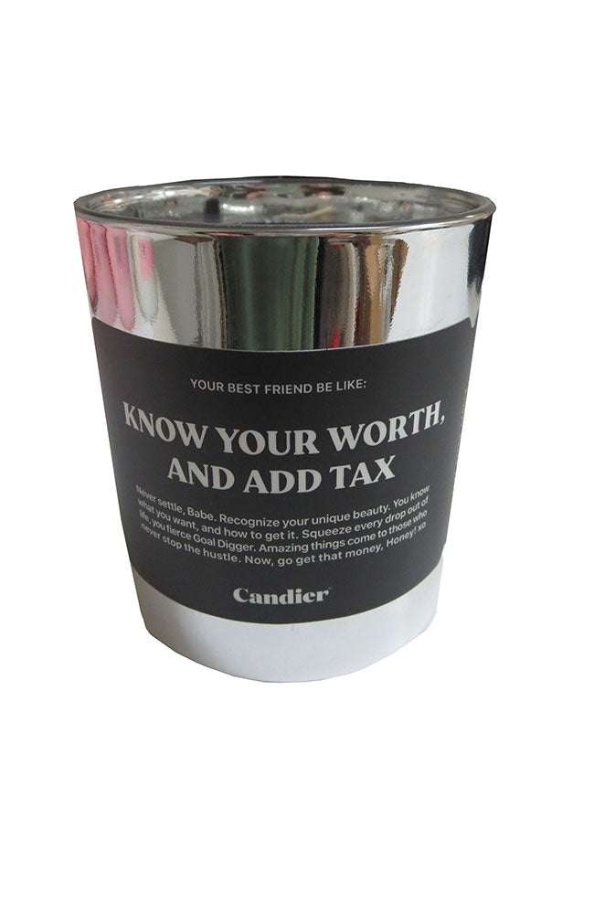Know Worth Add Tax Candle